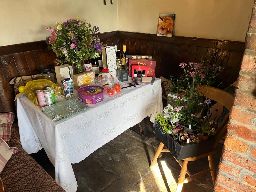 Macmillan cancer care fundraising event at the Blacksmith's Arms Farlington